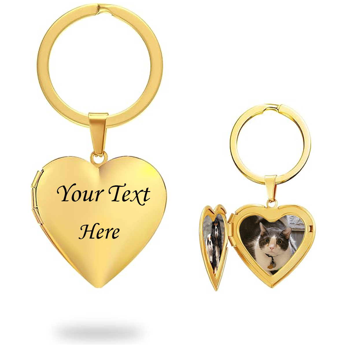 Women Accessories Images - Customized Key Chain, Stainless Steel Heart