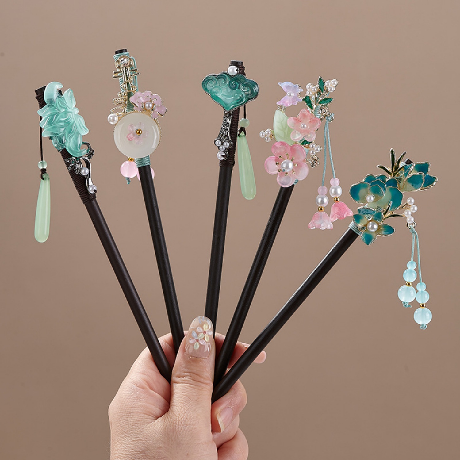 Women Knight Accessories - Vintage Flower Hairpin For Women Elegant