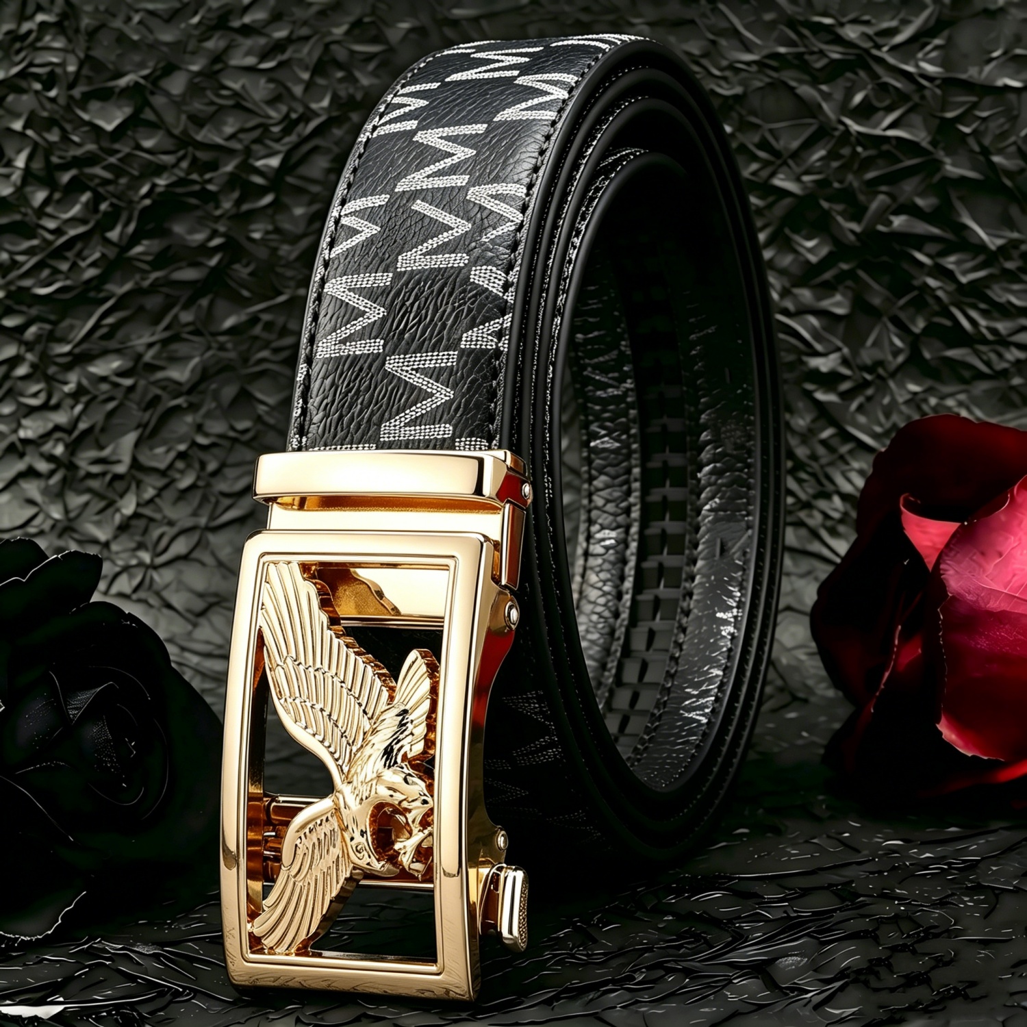 Women'S Eagles Accessories - Stylish Metal Buckle Men Belt for