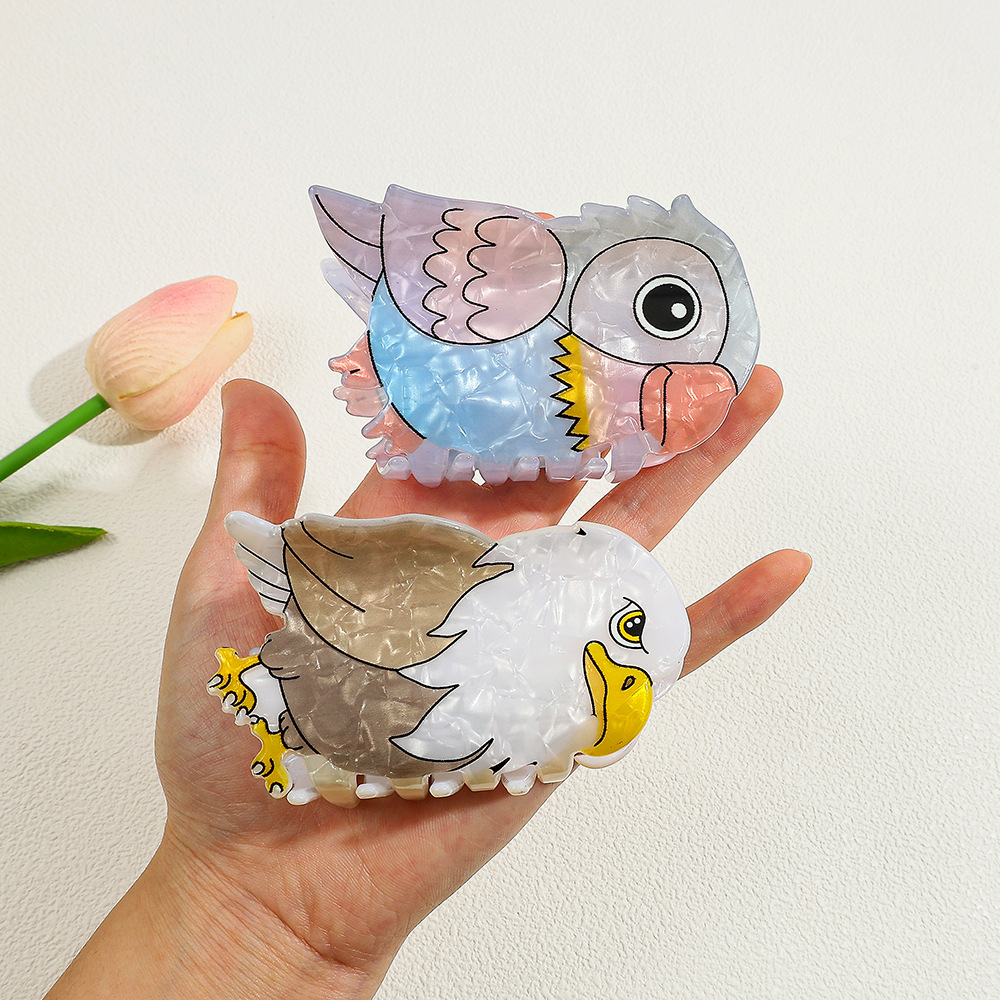 Cute Cartoon Bird Acrylic Hair - Women'S Eagles Accessories 评论和价格