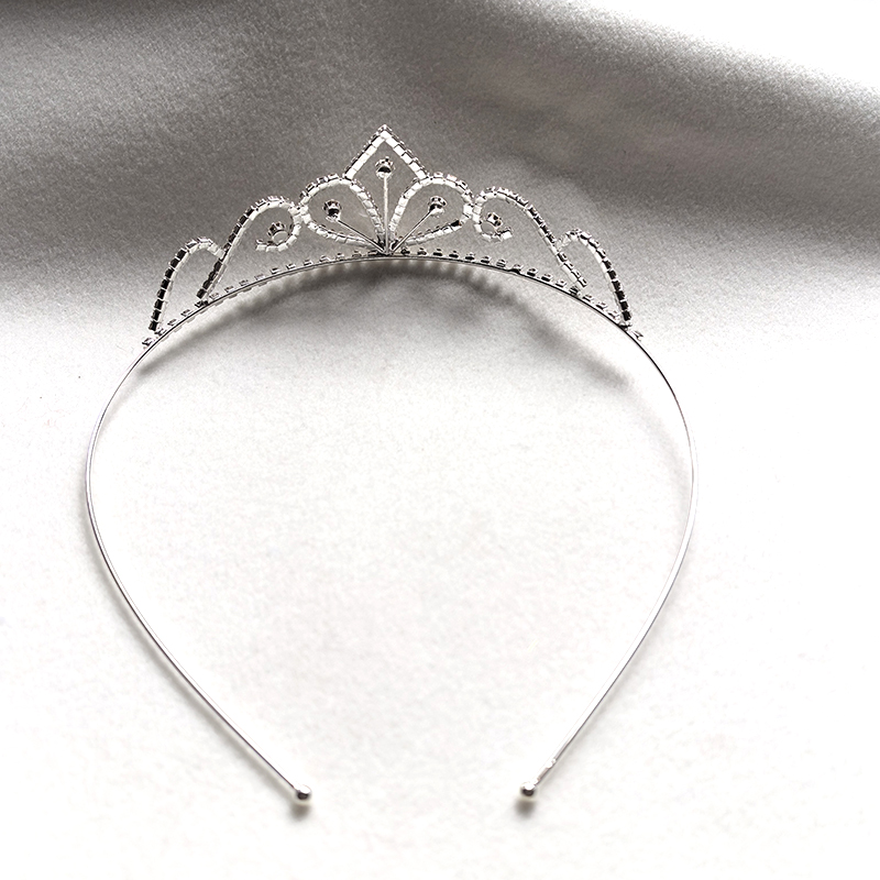 Silver Color Rhinestone Bridal - Queen Accessories 评论和价格
