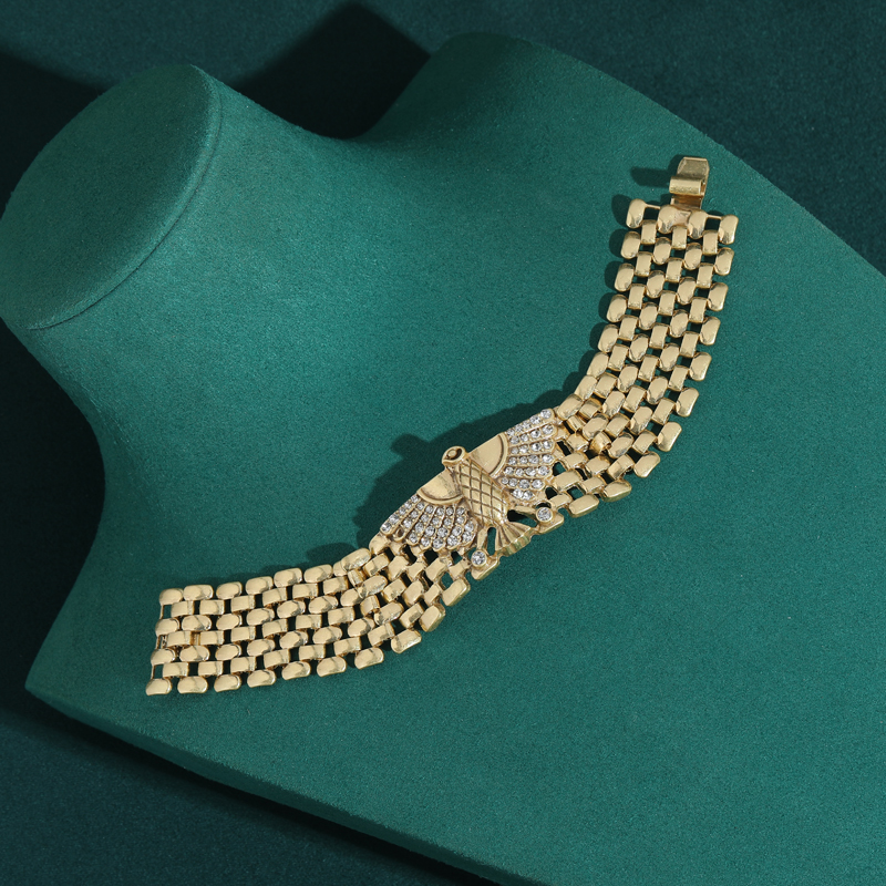 Vintage Wide Eagle Charm Brace - Women'S Eagles Accessories 评论和价格