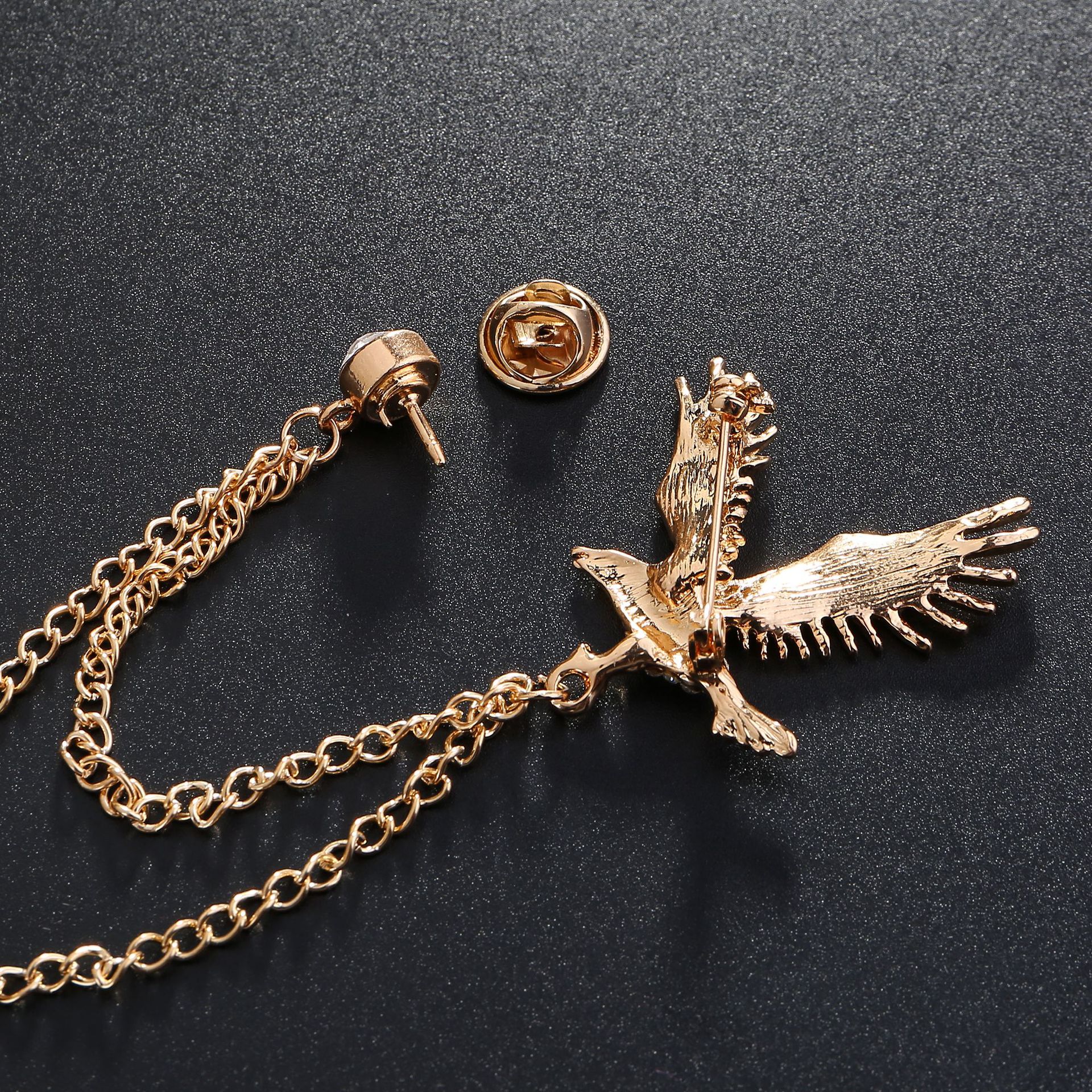 Vintage Eagle Tassel Brooch Al - Women'S Eagles Accessories 评论和价格