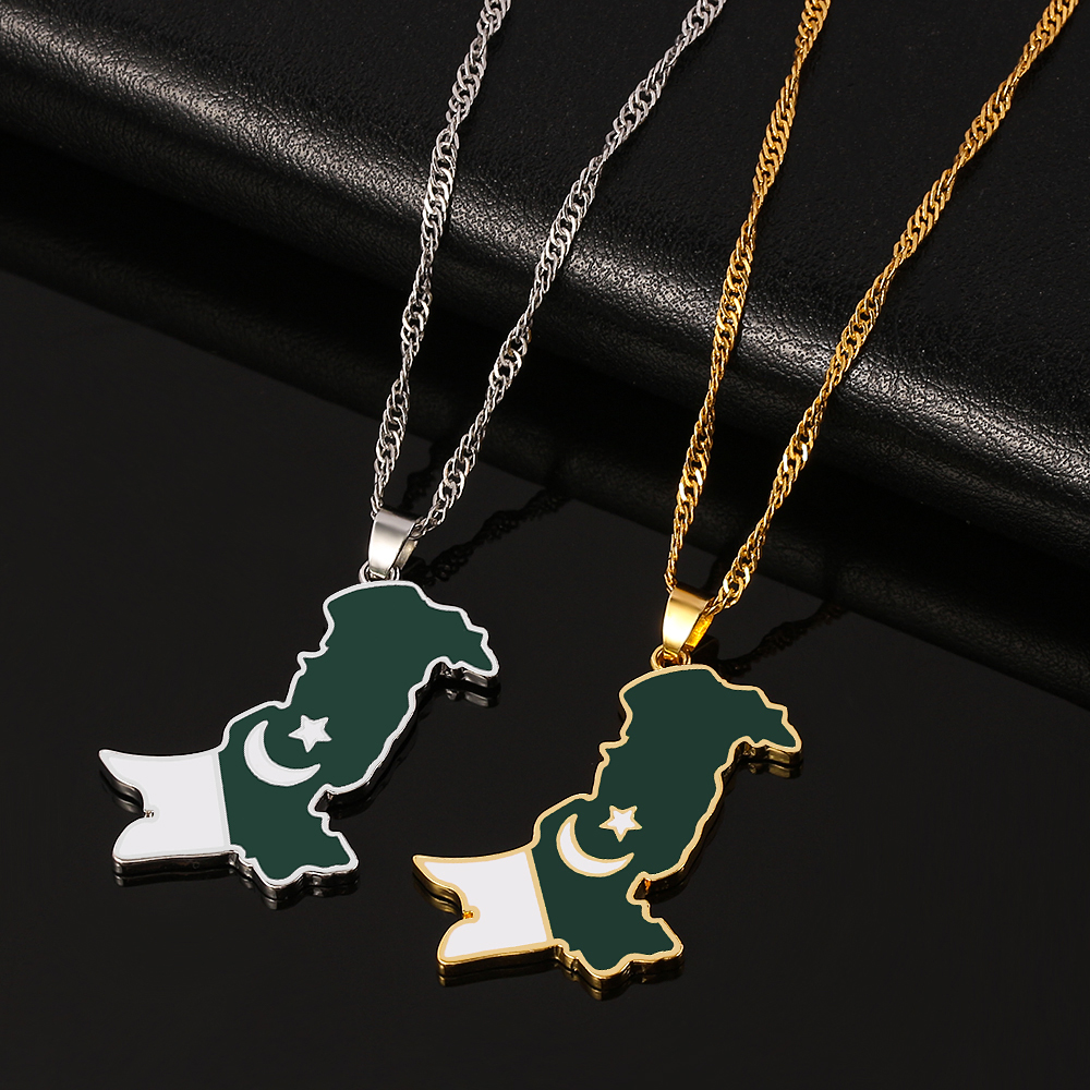 Pakistan Map Creative Pendant  - Women Accessories Pakistan 评论和价格