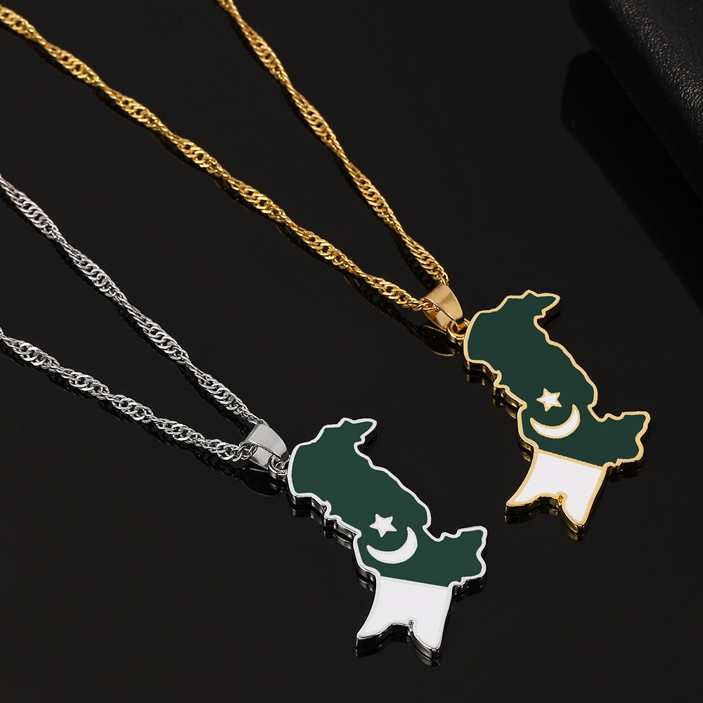 Pakistan Map Creative Pendant  - Women Accessories Pakistan 评论和价格