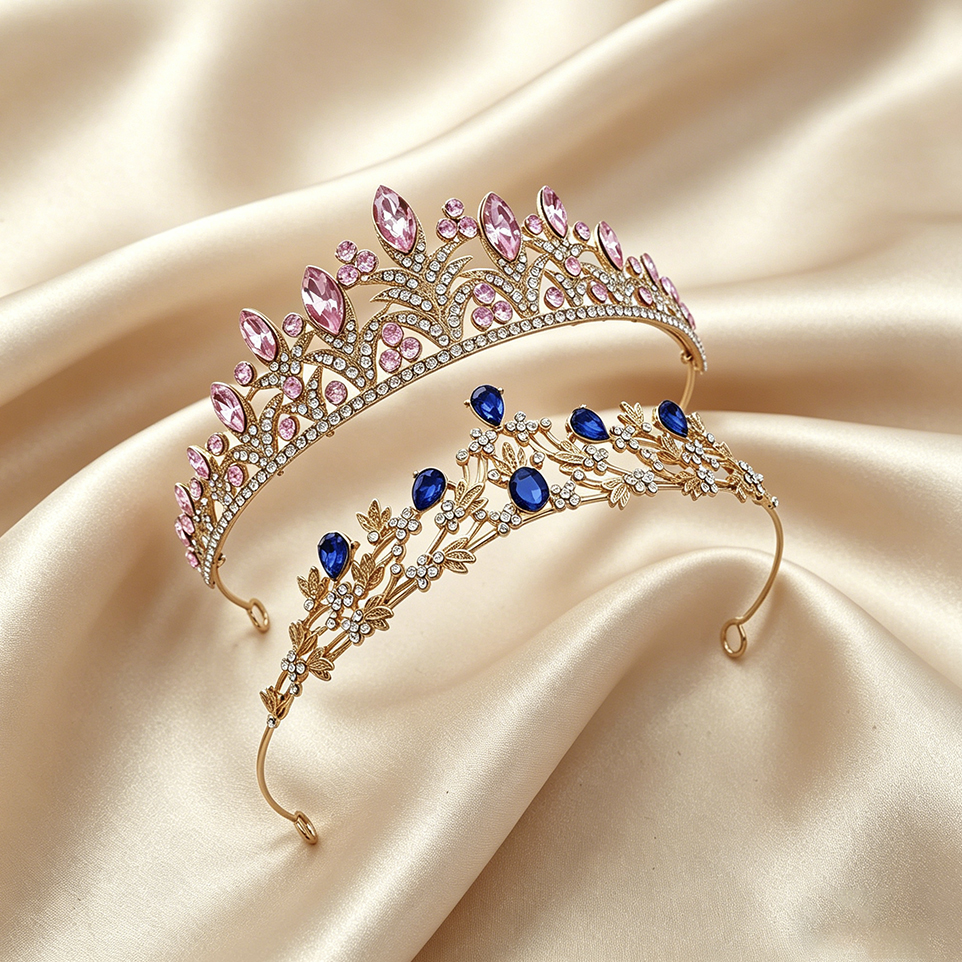 2 Pack Leaf Rhinestone Gold Pl - Women Accessories Set 评论和价格