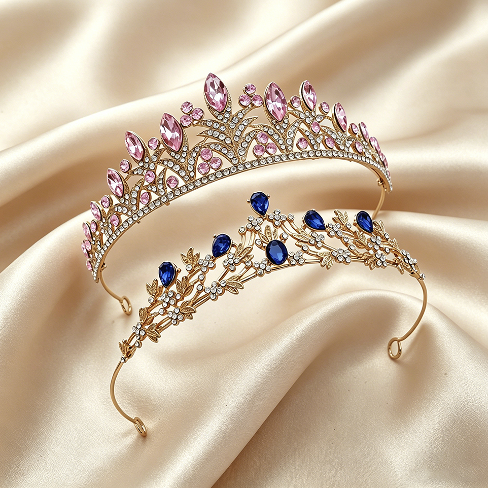 2 Pack Leaf Rhinestone Gold Pl - Women Accessories Set 评论和价格