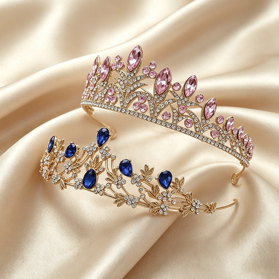 2 Pack Leaf Rhinestone Gold Pl - Women Accessories Set 评论和价格