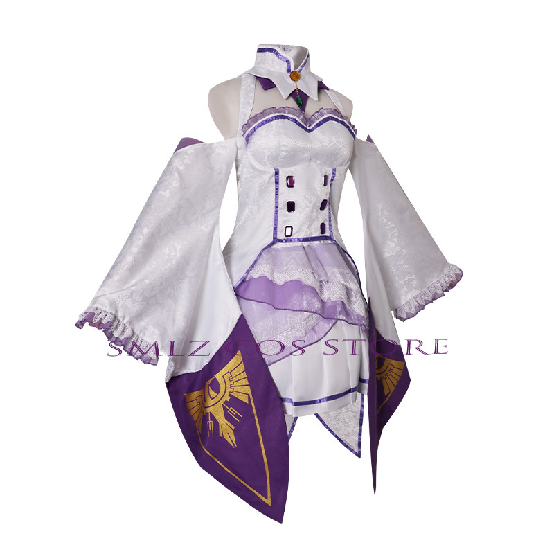 Emilia Cosplay Anime Re Zero K - Women Accessories Set 评论和价格