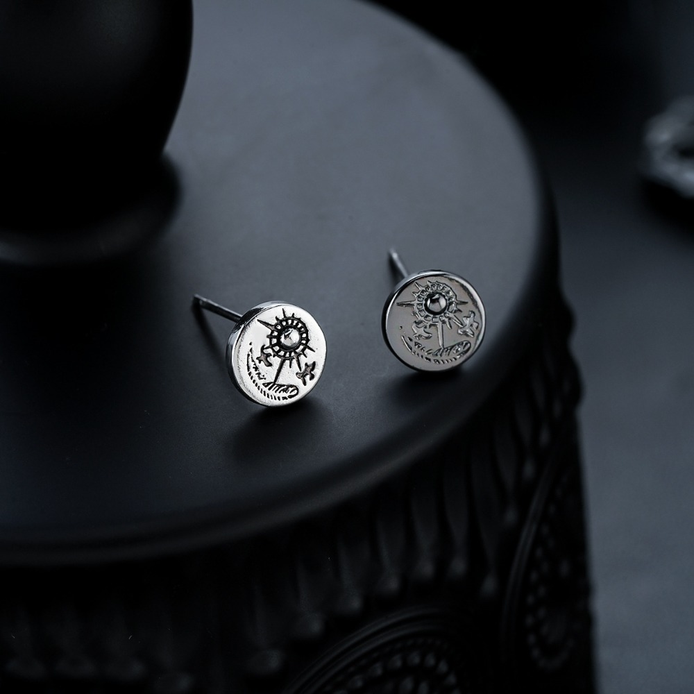 1pair Indian Eagle Stud Earrin - Women'S Eagles Accessories 评论和价格