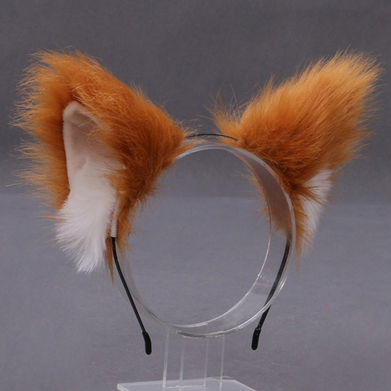 Fluffy Fox Cat Ear Plush Headb - Women Knight Accessories 评论和价格