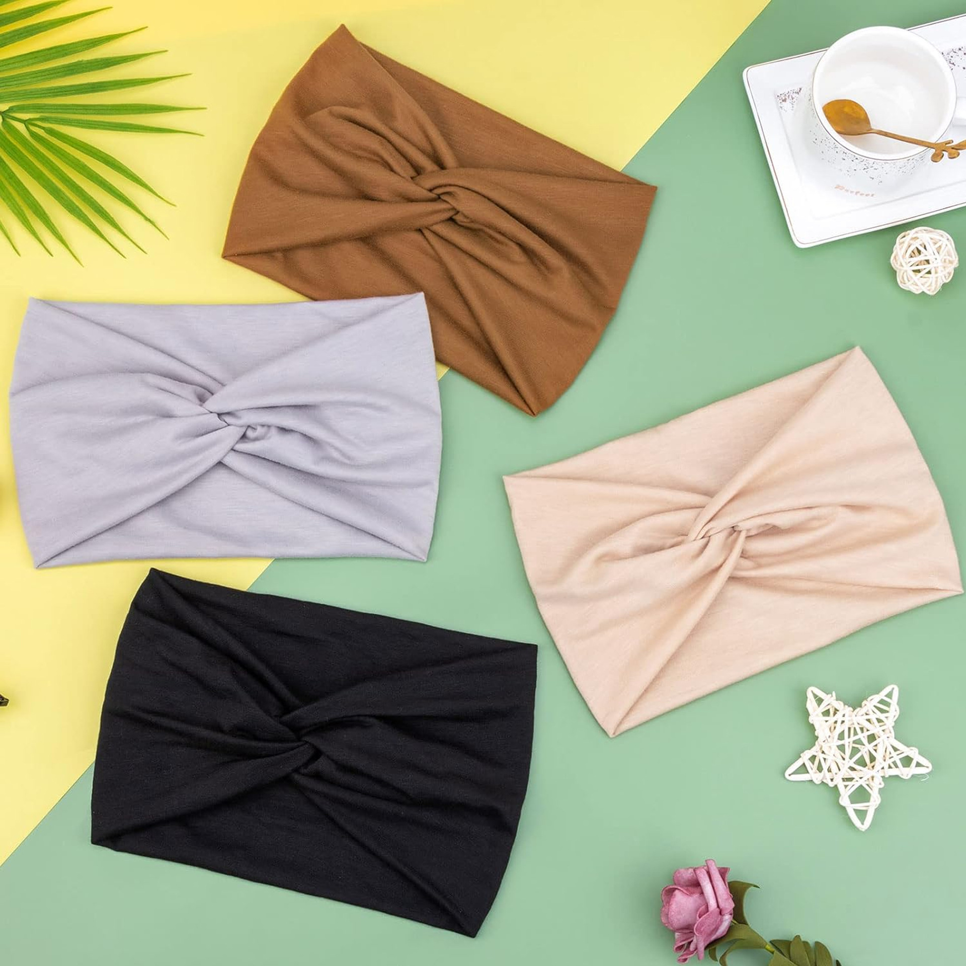 Women's Wide Elastic Headband, - Women'S Exercise Accessories 评论和价格