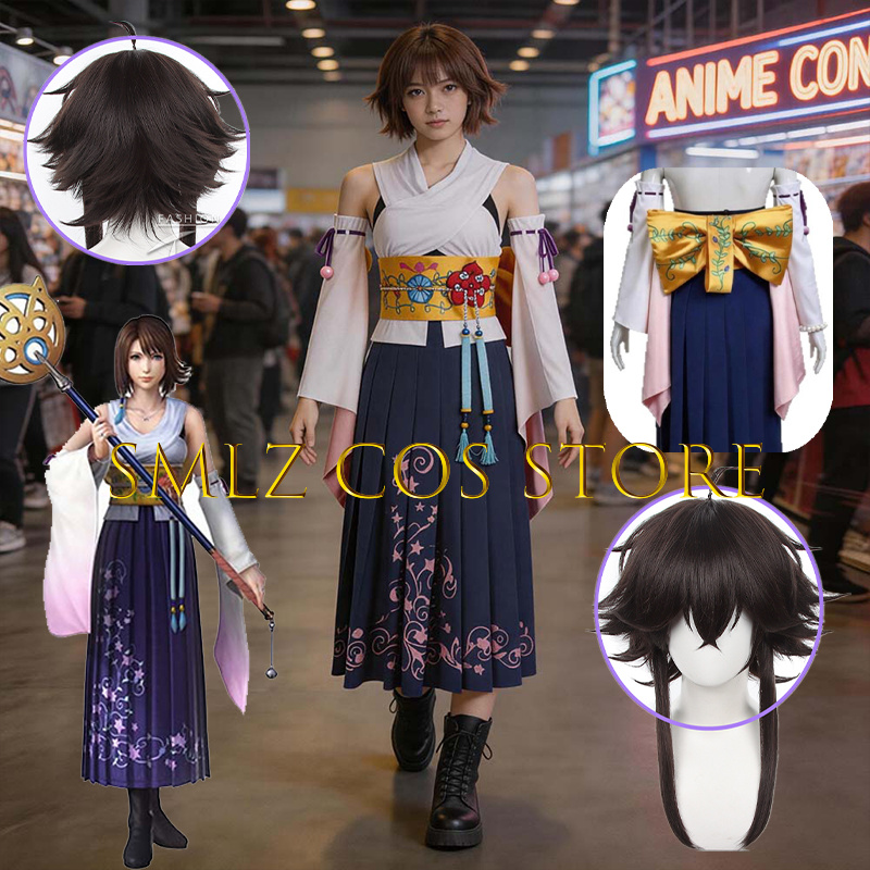 Smlz FFX Yuna Cosplay Anime FF - Women Accessories Set 评论和价格