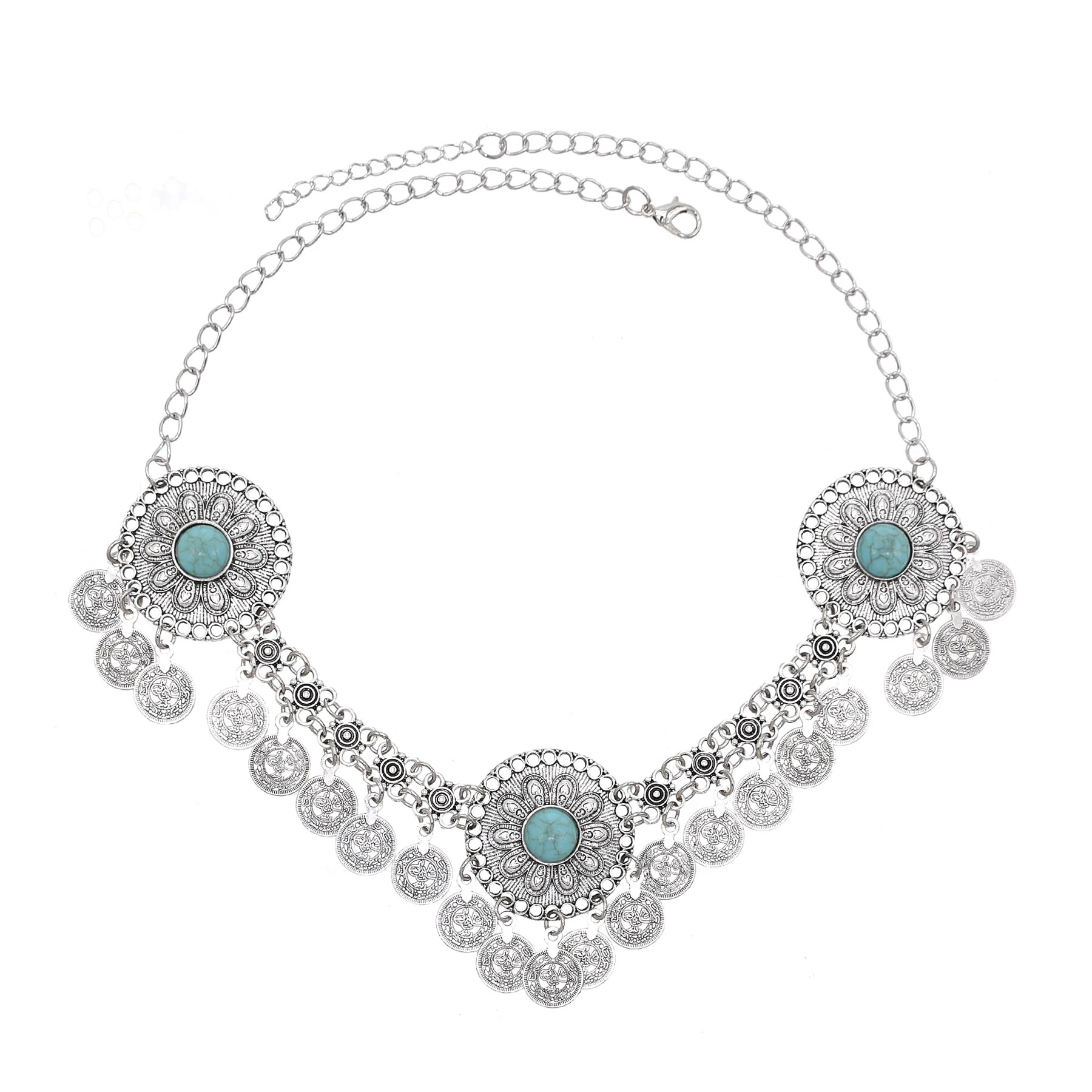 3 Large Flower Retro Coin Fore - Women Accessories Pakistan 评论和价格