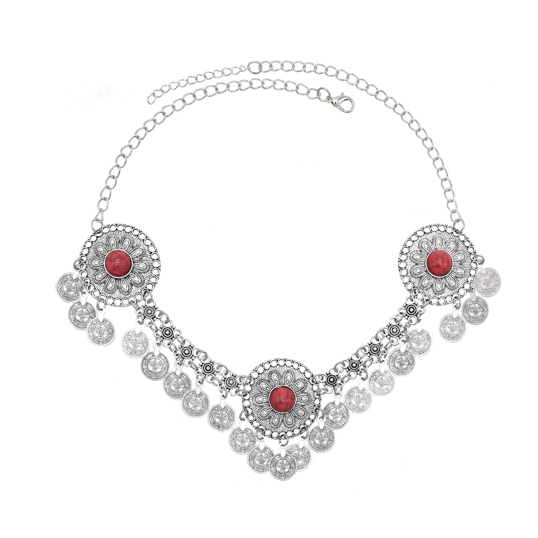 3 Large Flower Retro Coin Fore - Women Accessories Pakistan 评论和价格