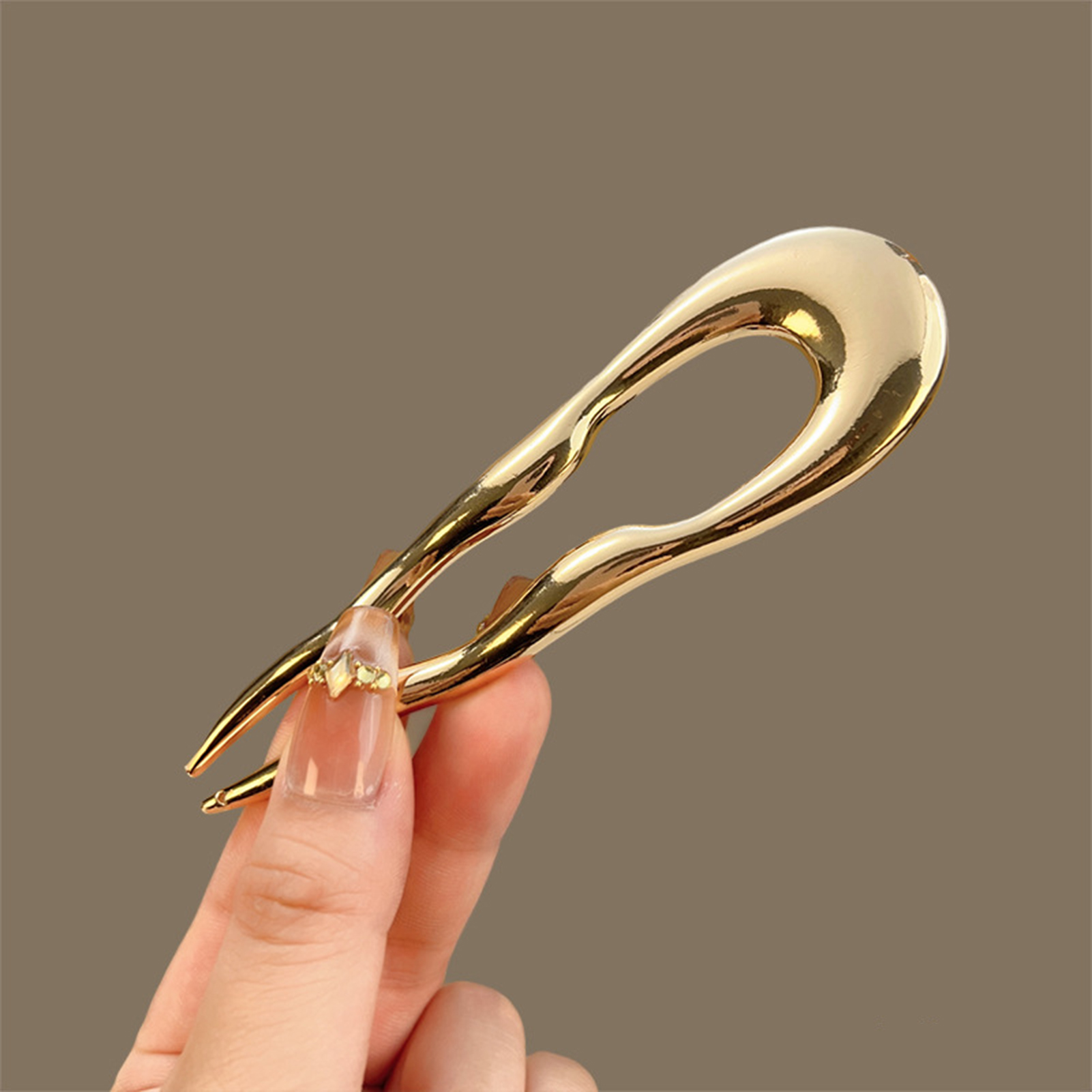Simple Metal Alloy Hairpins U- - Women Knight Accessories 评论和价格