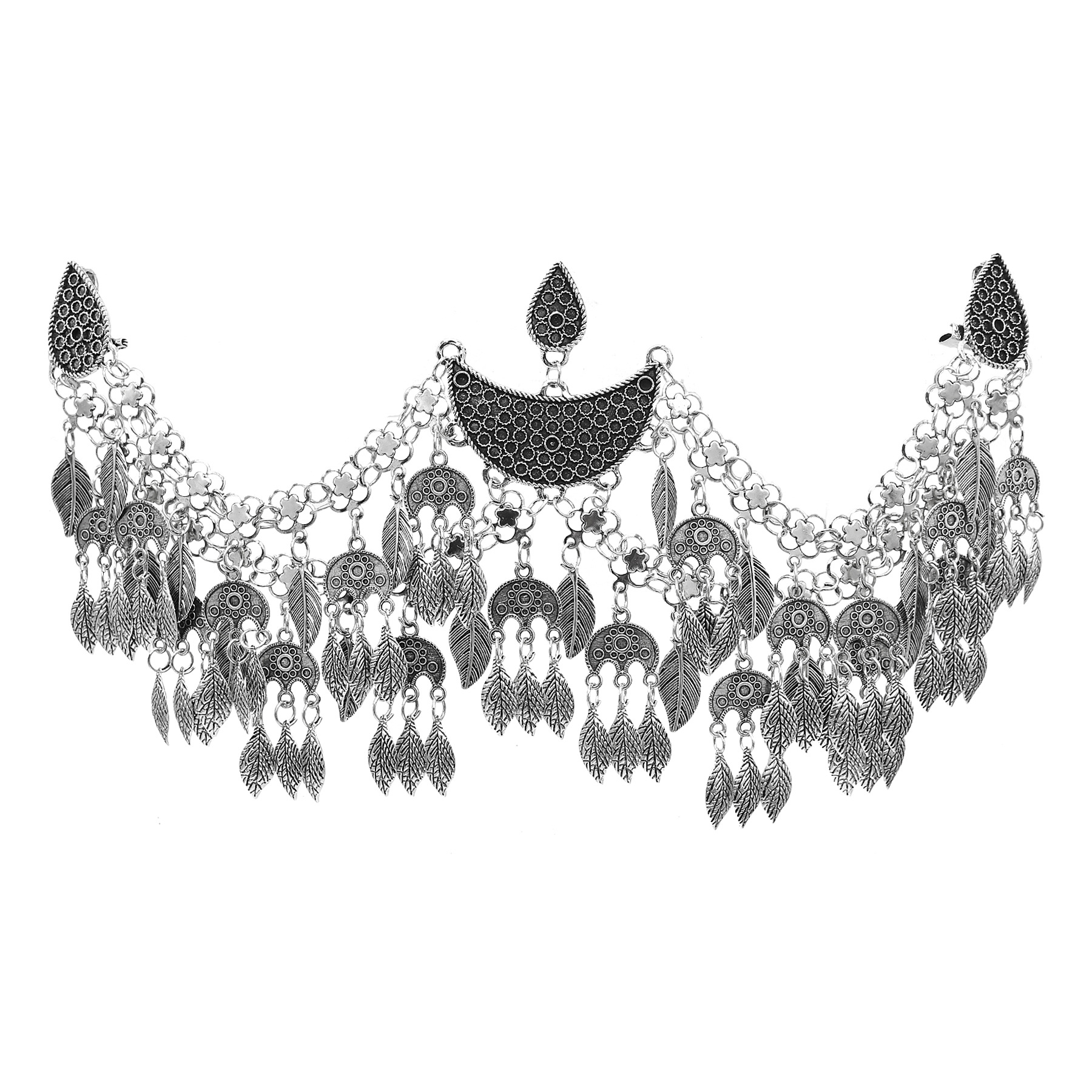 Vintage Silver Ethnic Multilay - Women Accessories Pakistan 评论和价格