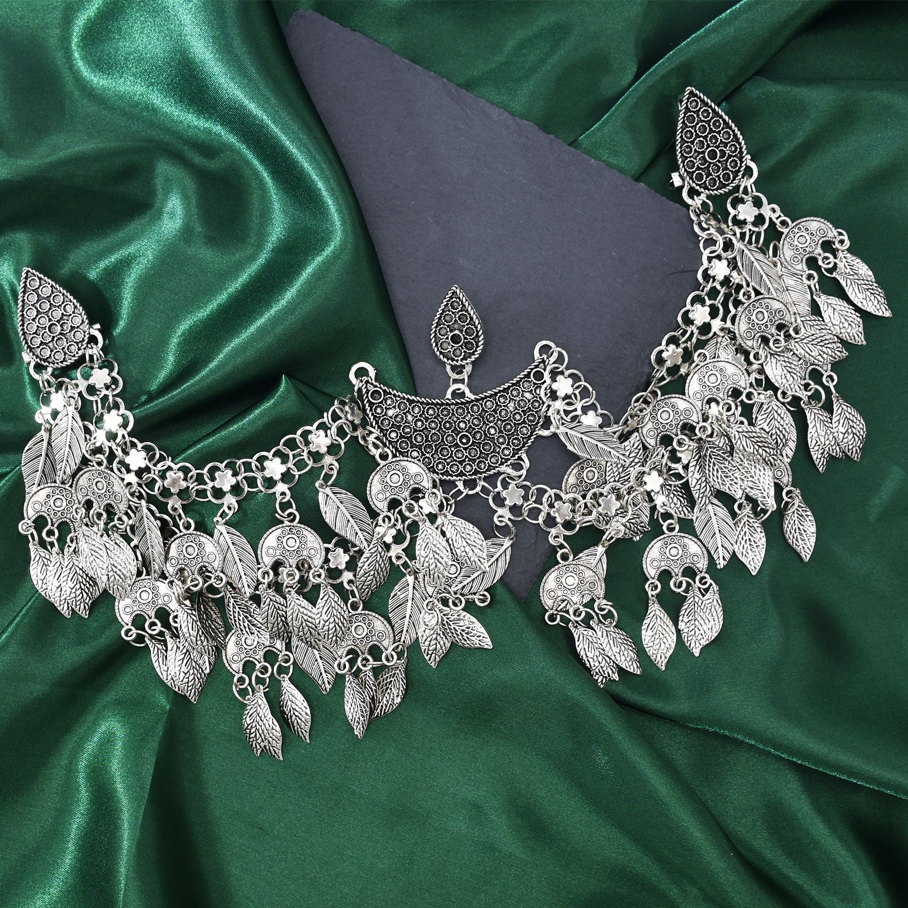 Vintage Silver Ethnic Multilay - Women Accessories Pakistan 评论和价格