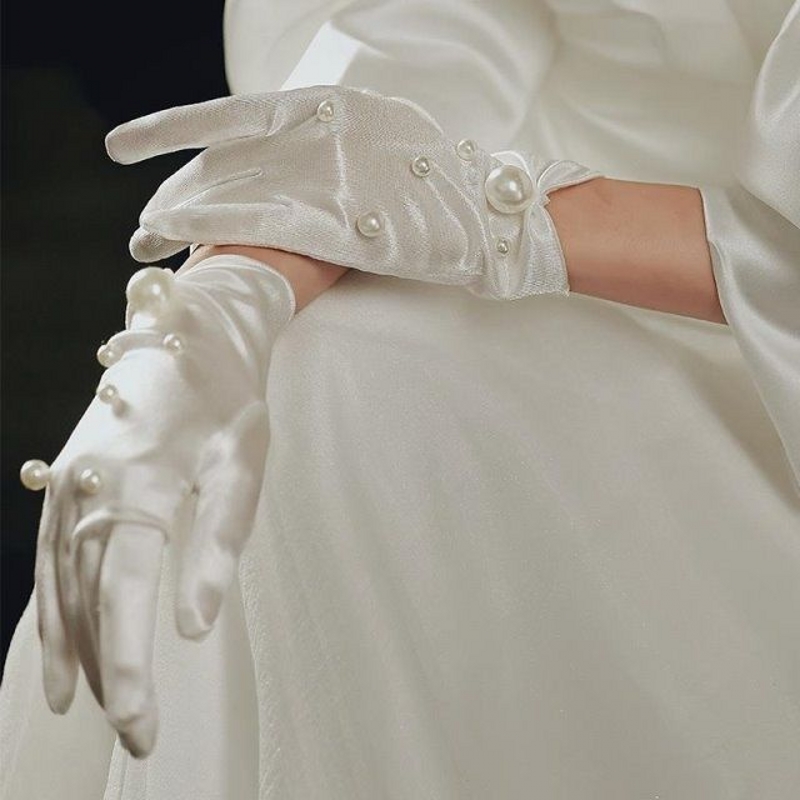 Vintage White Gloves Elegant P - Women'S Accessories Categories 评论和价格