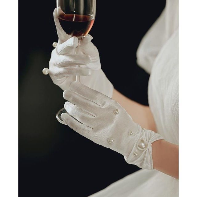 Vintage White Gloves Elegant P - Women'S Accessories Categories 评论和价格