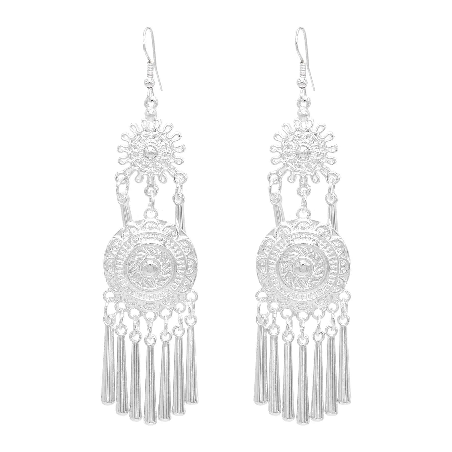 Miao Silvery Alloy Small Horn  - Women Accessories Pakistan 评论和价格