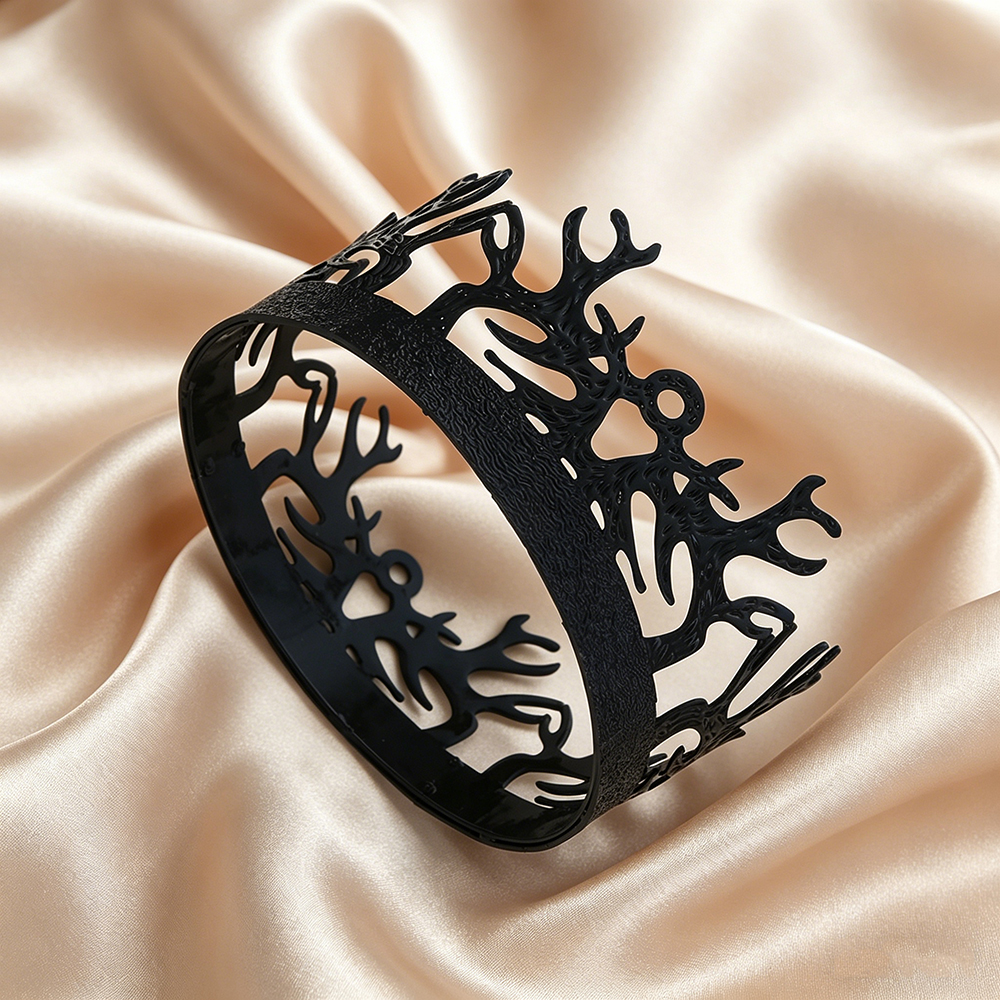 1pc Fashion Black Gothic Antle - Queen Accessories 评论和价格