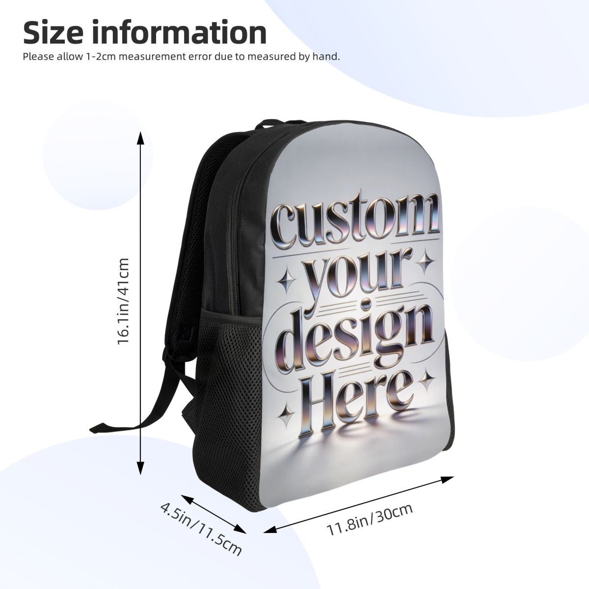 Custom Your Photo Logo Text Ba - Women Accessories Images 评论和价格