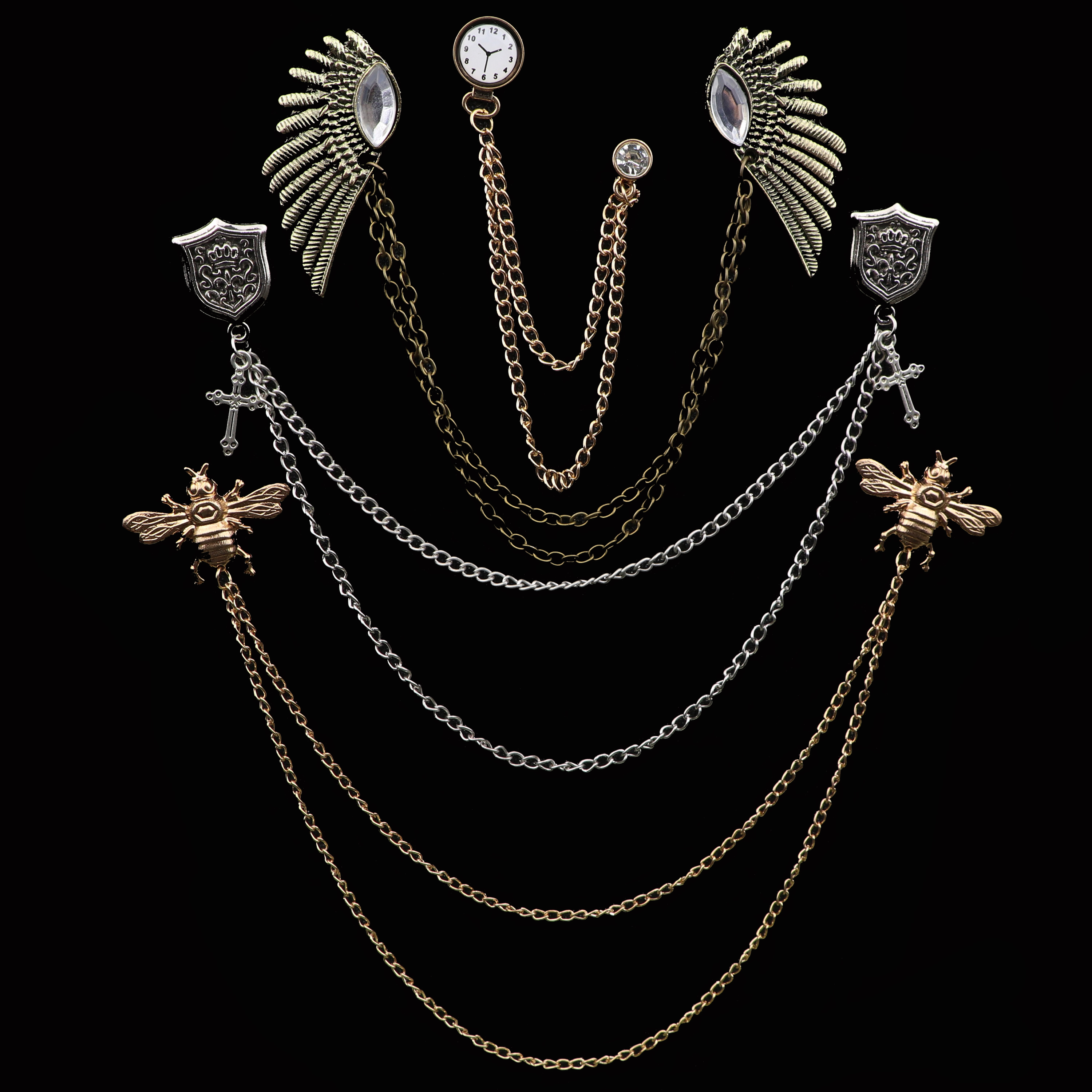 New Men Women Shirt Collar Tas - Women'S Eagles Accessories 评论和价格