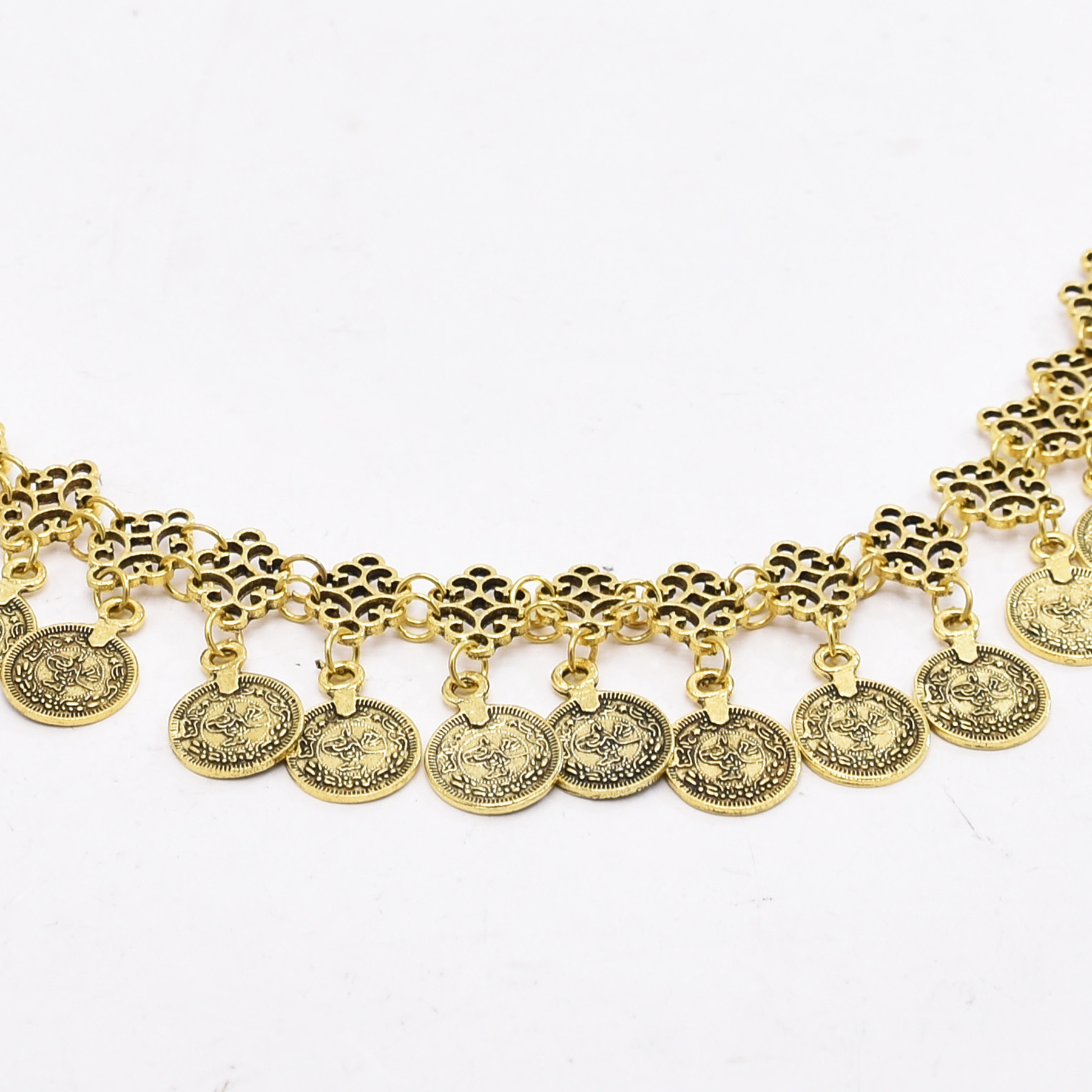 Vintage Coins Pendant Necklace - Women Accessories Pakistan 评论和价格