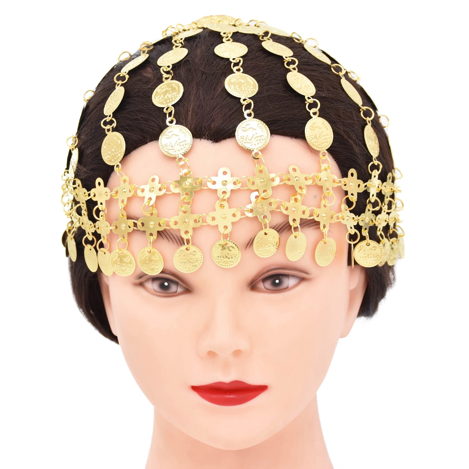 Gold Plated Alloy Coin Beauty  - Women Accessories Pakistan 评论和价格