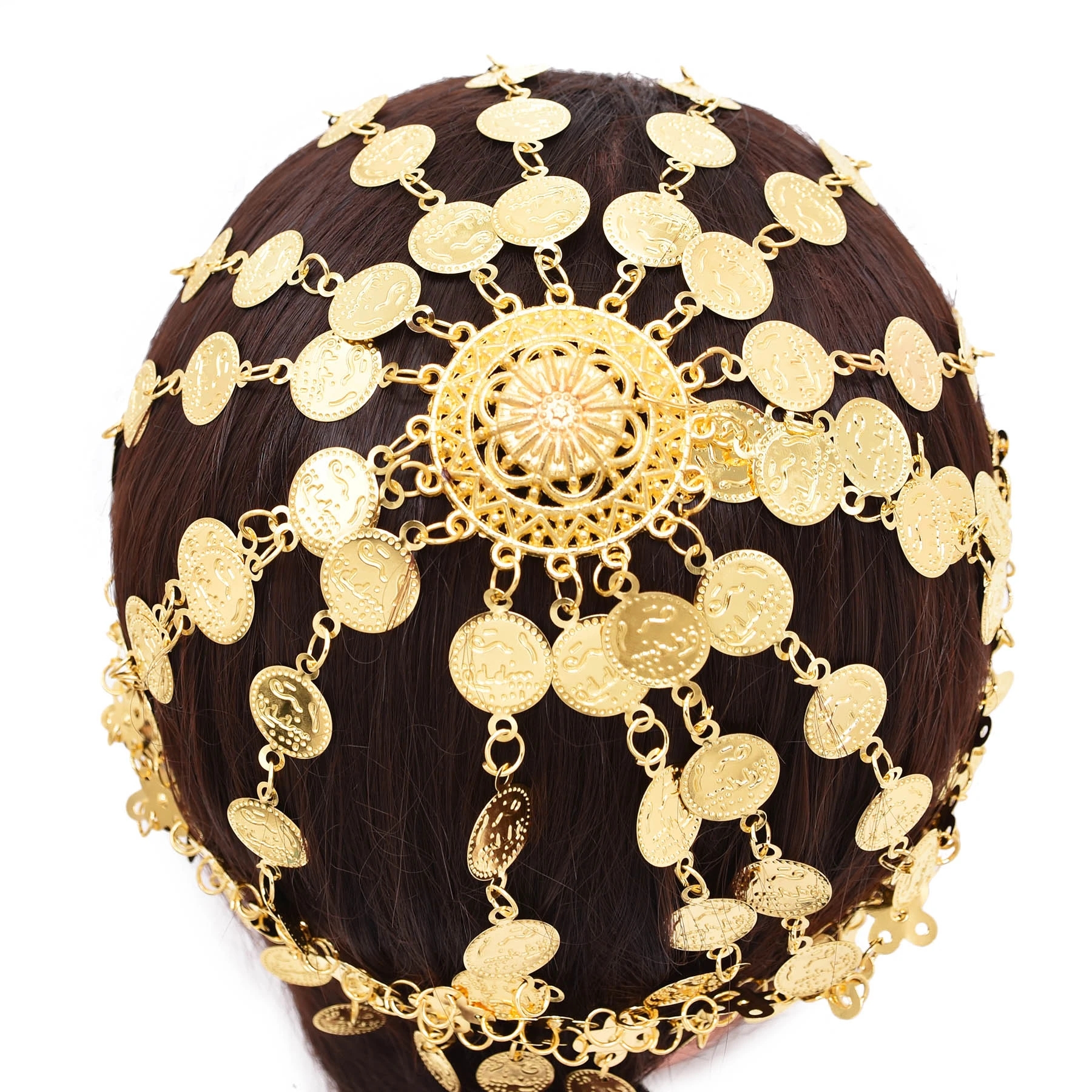 Gold Plated Alloy Coin Beauty  - Women Accessories Pakistan 评论和价格