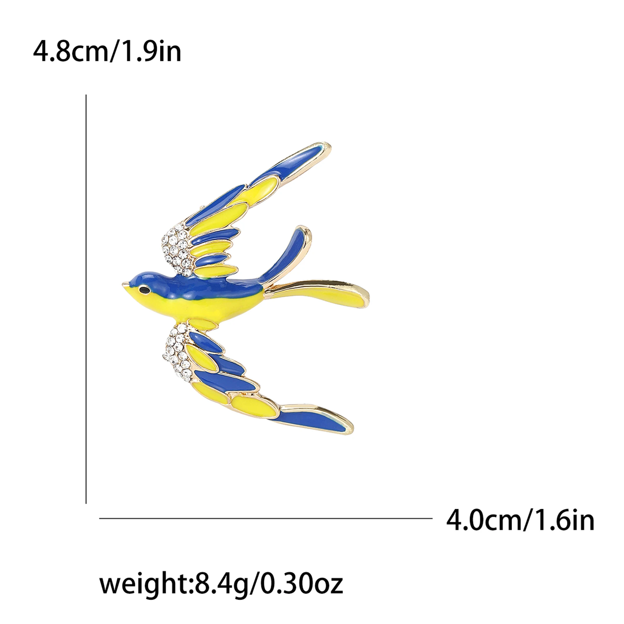 Rhinestone Swallow Brooches fo - Women'S Accessories Categories 评论和价格