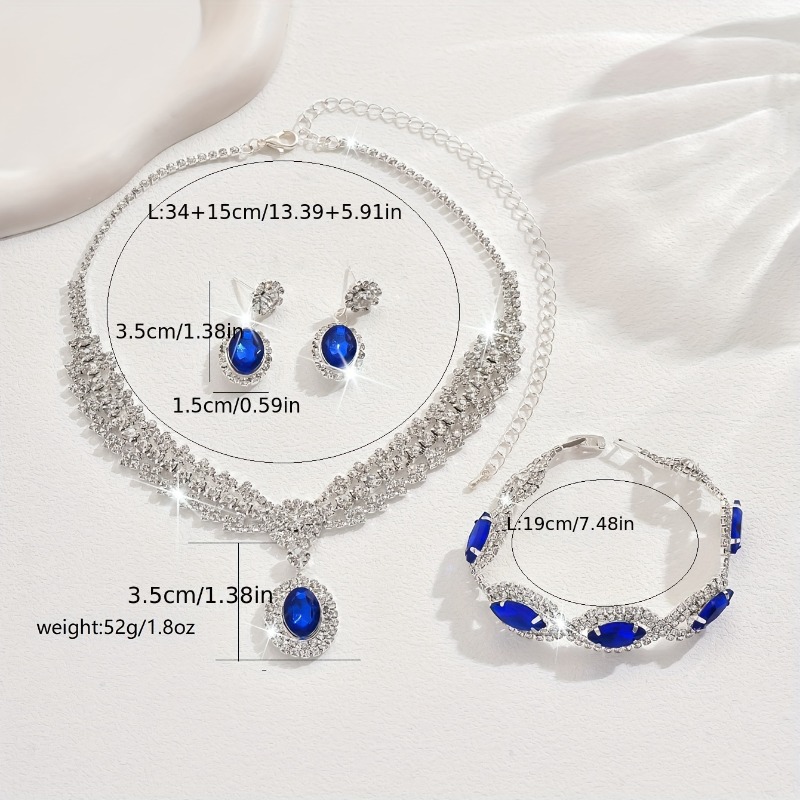 Elegant Bridal Jewelry Set Nec - Women Accessories Set 评论和价格